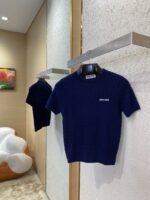 Miu Miu Appliqu??d Logo Knit Short Sleeve - 图片 3