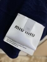 Miu Miu Appliqu??d Logo Knit Short Sleeve - 图片 9