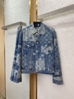 LV Mosaic Denim Jacket Coat - 图片 5