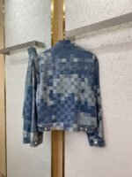 LV Mosaic Denim Jacket Coat - 图片 6