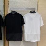 Prada Patchwork Short Sleeve T-Shirt White - 图片 2