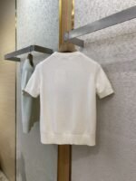 Dior Butterfly Appliqué Knit Short Sleeve T-Shirt - 图片 7