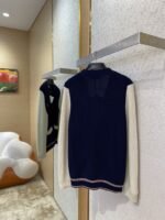 Miu Miu Appliqu?? Embroidery Colour Block Knit Cardigan - 图片 4