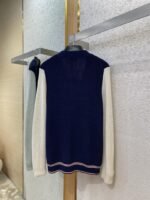 Miu Miu Appliqu?? Embroidery Colour Block Knit Cardigan - 图片 7