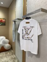 LV Co-branded Smiley Print Short Sleeve T-Shirt - 图片 3