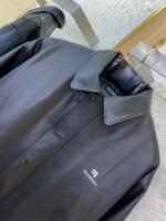 Balenciaga 3M Embroidered Leather Jacket Coat - 图片 6