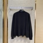 Balenciaga Letters Embroidered Crew Neck Sweatshirt - 图片 2