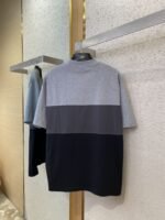 Balenciaga Letter Print Patchwork Short Sleeve T-Shirt - 图片 7