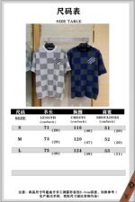 LV Checkered Knit Short Sleeve T-Shirt White - 图片 10