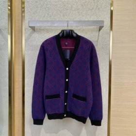 LV Lenticular effect jacquard knit