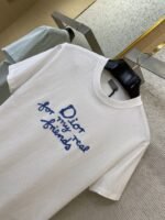 Dior Co-Branded Embroidered Short-Sleeved T-Shirt White - 图片 6