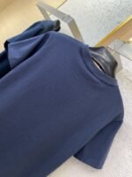 Dior Co-Branded Embroidered Short-Sleeved T-Shirt Navy - 图片 8