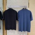 Balenciaga Wheat Ears Letters Embroidered Short Sleeve T-Shirt Black - 图片 2