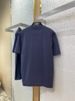 Fendi Emblem Embroidery Short Sleeve T-Shirt Navy - 图片 7