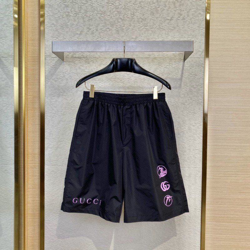 wsxc1743137460580_0.jpg Gucci Surf Print Beach Shorts - 图片 1