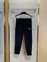 Balenciaga Logo Embroidered Trousers