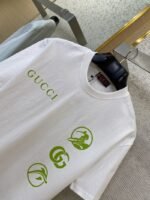 Gucci Ski Print Short Sleeve T-Shirt White - 图片 5