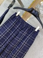 Balenciaga Logo Embroidered Check Casual Trousers - 图片 6