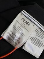 Fendi Leather Label Denim Jacket Coat - 图片 9