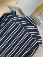 LV Striped webbed silk lapel shirt - 图片 9