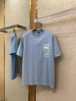Dior 3D Label Print Short Sleeve T-Shirt - 图片 5