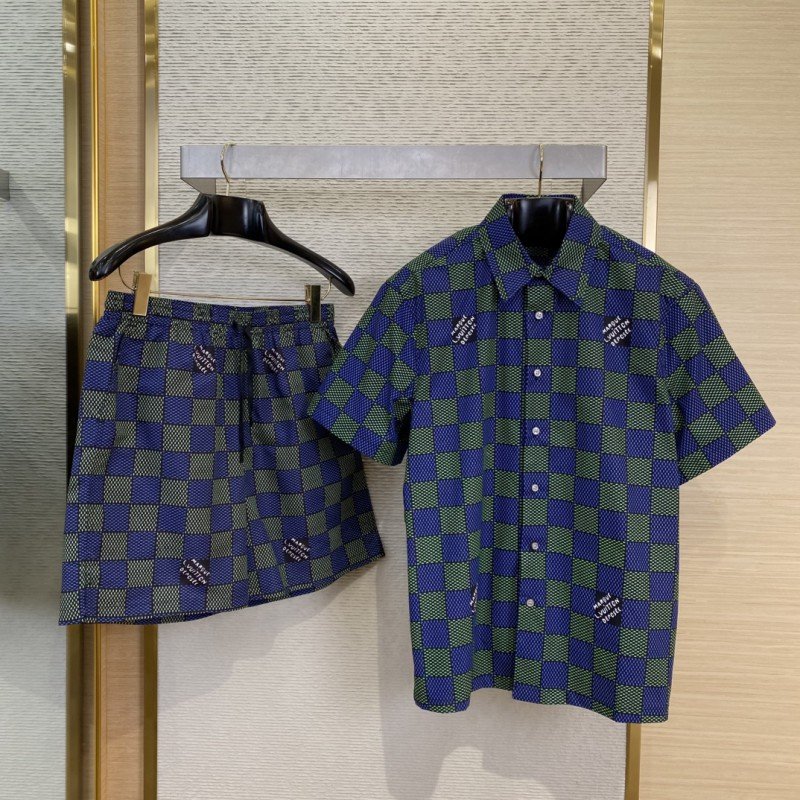 wsxc1744255959073_0-1.jpg LV chequered shorts - 图片 1