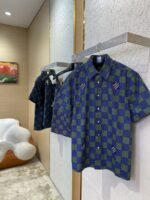 LV Checkered Short Sleeve Shirt - 图片 3