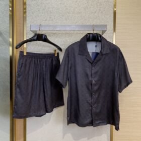 LV 3D Old Flower Short Sleeve Shirt