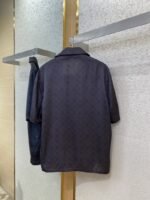 LV 3D Old Flower Short Sleeve Shirt - 图片 7