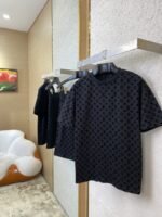 LV Flocked Short Sleeve T-Shirt - 图片 3