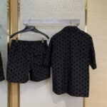 LV full print flocked shorts - 图片 2