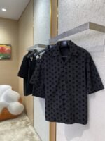 LV full print flocked shorts - 图片 3