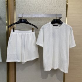 LV logo jacquard shorts