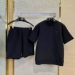 LV Rhinestones Reversible Air Layer Short Sleeve