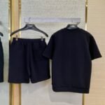 LV Rhinestones Reversible Air Layer Short Sleeve - 图片 2