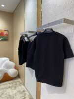 LV Rhinestones Reversible Air Layer Short Sleeve - 图片 4