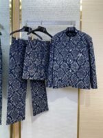 LV Snake Print Suit Shorts