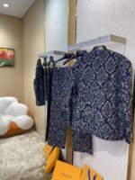 LV Snake Print Suit Shorts - 图片 4