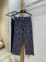 LV Snake print suit trousers - 图片 5
