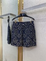 LV Snake Print Suit Shorts - 图片 5