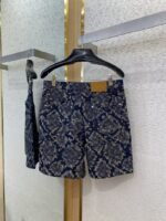 LV Snake Print Suit Shorts - 图片 7