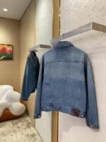 Miu Miu Patch Embroidered Denim Jacket Jacket - 图片 4