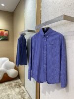 Miu Miu Logo Check Long Sleeve Shirt - 图片 3