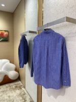 Miu Miu Logo Check Long Sleeve Shirt - 图片 4