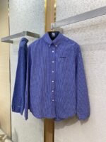 Miu Miu Logo Check Long Sleeve Shirt - 图片 5