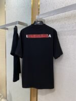 Balenciaga Tape Seal Print Short Sleeve T-Shirt Black - 图片 7