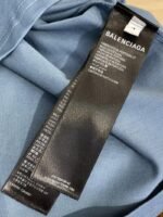 Balenciaga Tape Seal Print Short Sleeve T-Shirt Black - 图片 9