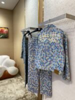 LV Colourful Checkerboard Print Denim Jacket - 图片 4