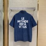 LV Earth Printed Denim Short Sleeve - 图片 2