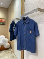LV Earth Printed Denim Short Sleeve - 图片 3